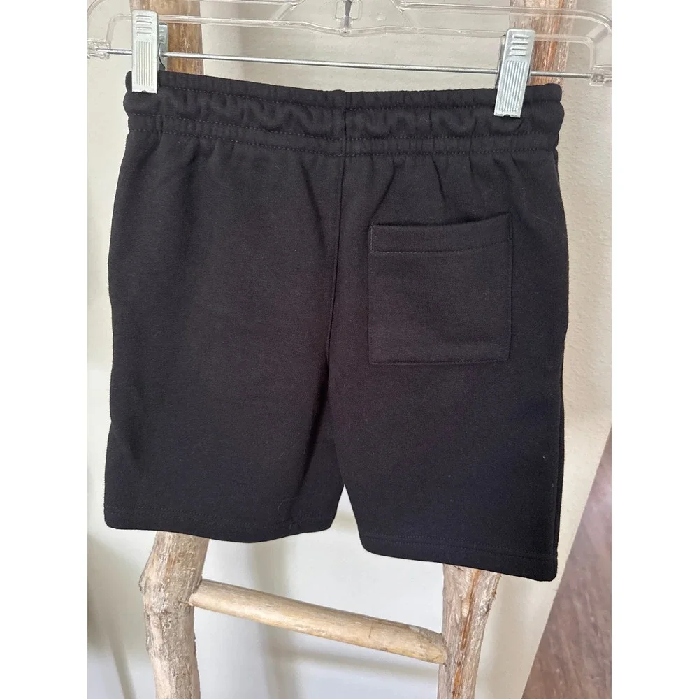 Nike 3BRAND By Russell Wilson Big Boys‎ Fleece Shorts Size SM 8-9 Black NWT
